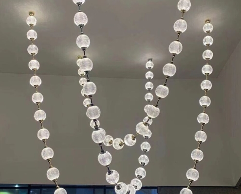 Pear Necklace Chandelier